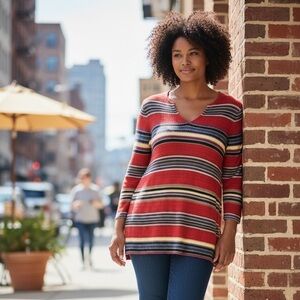 Ralph Lauren LRL Lauren Sweater V-Neck Pullover Small Women’s